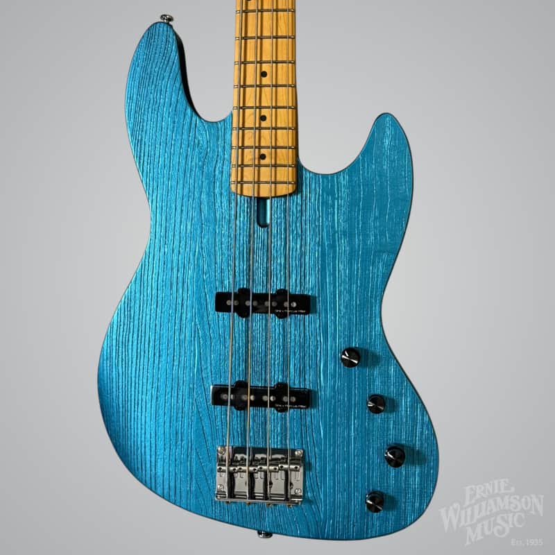 Sire Marcus Miller V6-4 String Bass Guitar, Maple Fingerboard, Ocean Turquoise Blue image 1