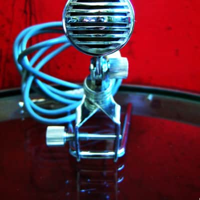 Vintage 1960's Lafayette 99-4524 dynamic harp microphone High Z harp mic w accessories Calrad Aiwa Olson Shield # 1 image 5