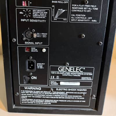 Pair of Genelec 1031-A 2010's - Black image 3