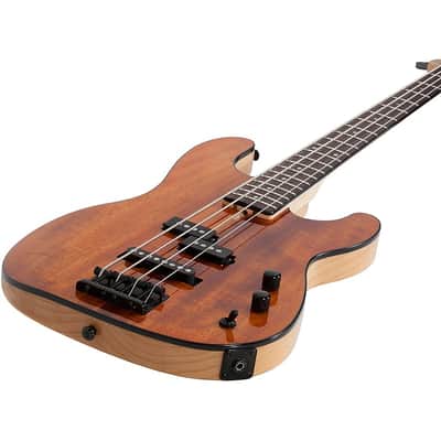 Schecter Guitar Research Michael Anthony MA-4 4-String Electric Bass Regular Gloss Natural image 6
