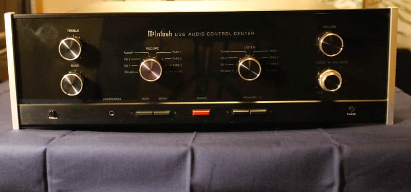 McIntosh C 36 Stereo Solid State Preamp and Video Switch image 1