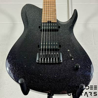 Balaguer USA Series Seraph Modern 7 Baritone 7-String Electric Guitar w/ Case (924) - Gloss Metallic Black image 8