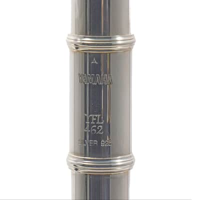 Yamaha YFL-462H Intermediate Flute in Solid Silver image 2