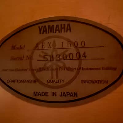 Yamaha AEX 1500 - with Yamaha hard case - Natural image 10