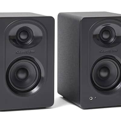 Samson MediaOne M30 Pair of 2-Way Powered Studio Monitors SAM30 image 1