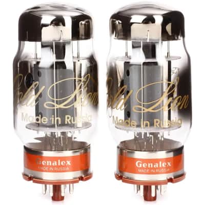 Genalex Gold Lion KT88 / 6550 Power Tube. Brand New Matched Pair w/ 24-Hour Burn-in! image 1
