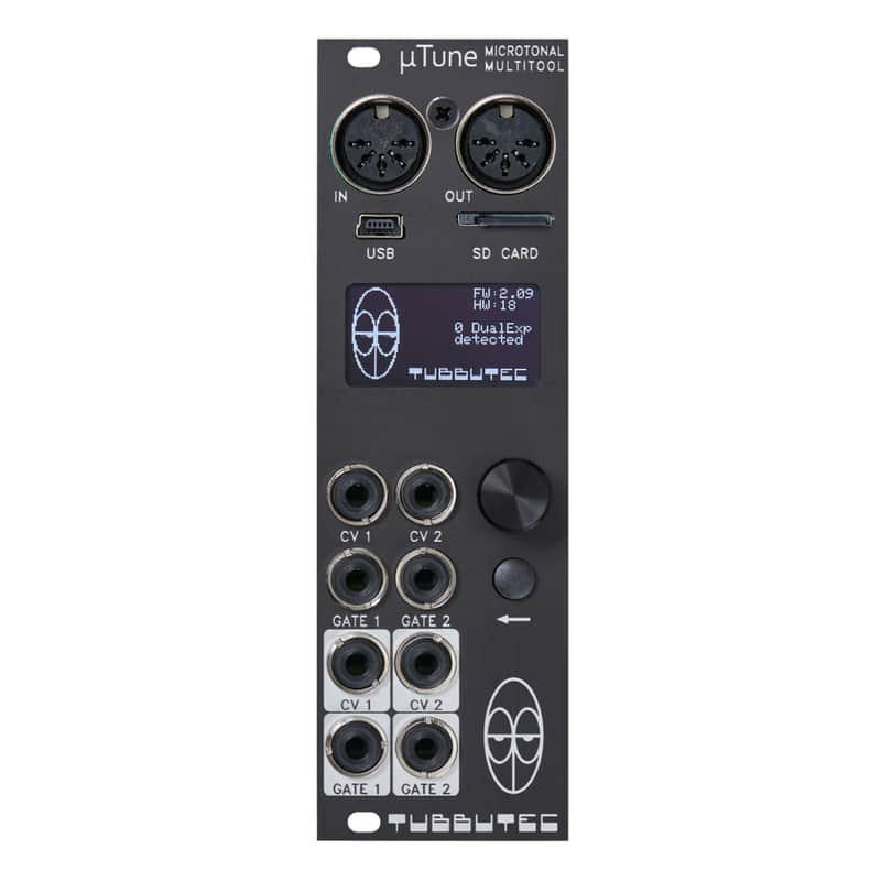 Tubbutec uTune Eurorack Microtonal MIDI/CV Module (Black) image 1