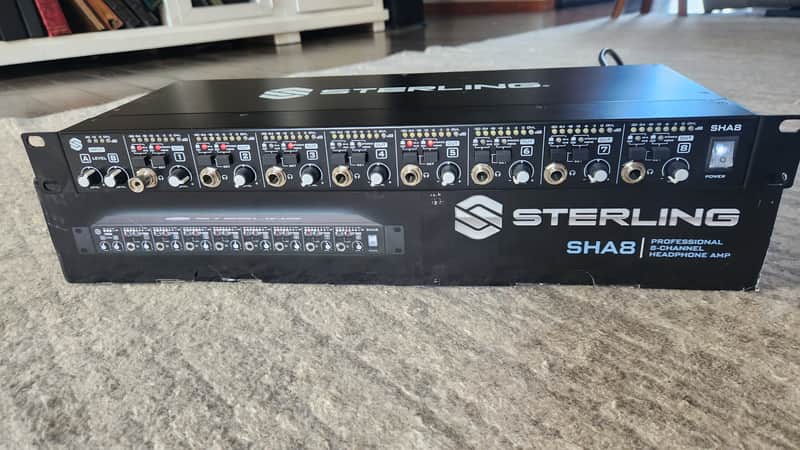 Sterling Audio SHA8 8-Channel Headphone Amplifier image 1