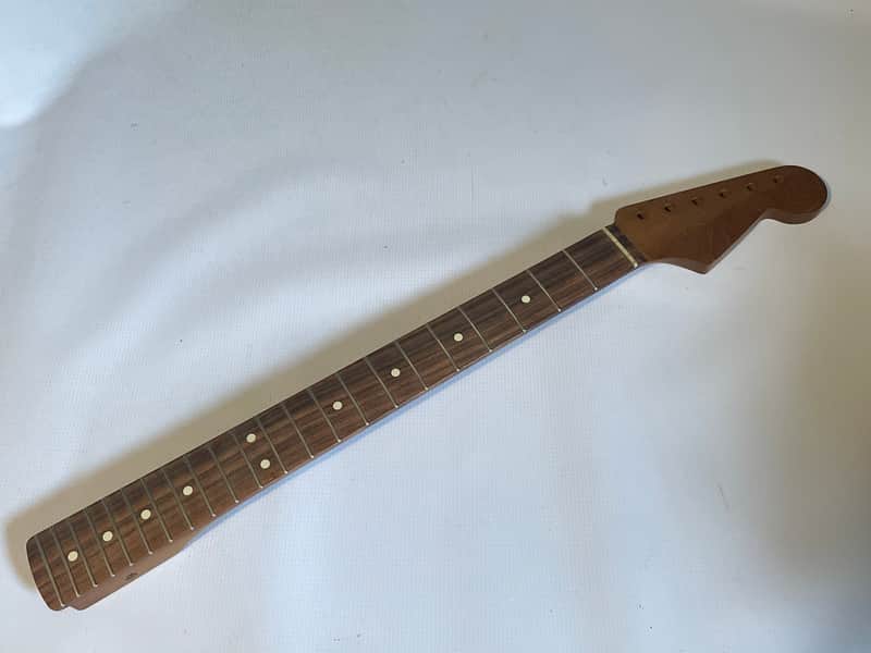 Warmoth USA Modern Stratocaster Roasted Maple Guitar Neck 22 Fret RW FB image 1