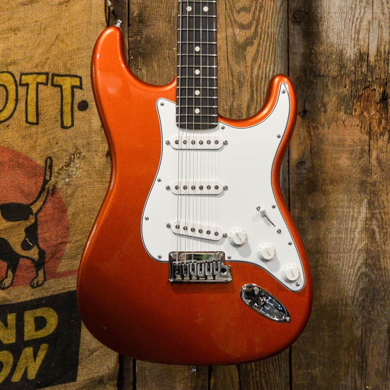 Fender Custom Shop Custom Deluxe Strat NOS - Fire Mist Orange image 1