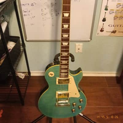 Epiphone Les Paul Standard '60s Quilt Top 2021 - 2025 - Transparent Blue image 3
