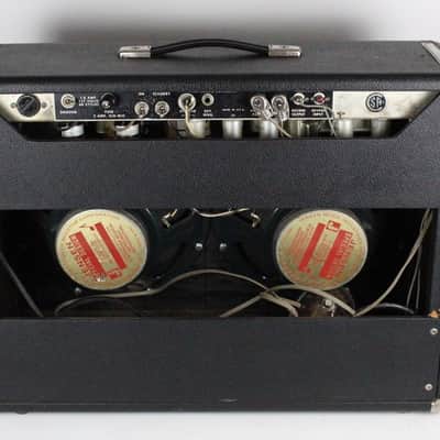 1966 Vintage Fender Pro Reverb Amplifer Combo "Black Face" 2x12 40 Watt Amp 1960s USA image 6