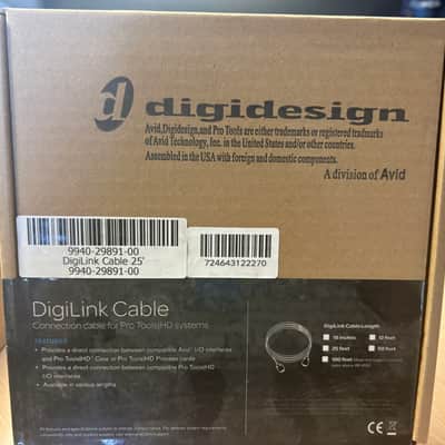 Avid / Digidesign DigiLink 25 foot  - Black Sealed New image 4