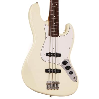1986 Fender MIJ Jazz Bass Olympic White image 1