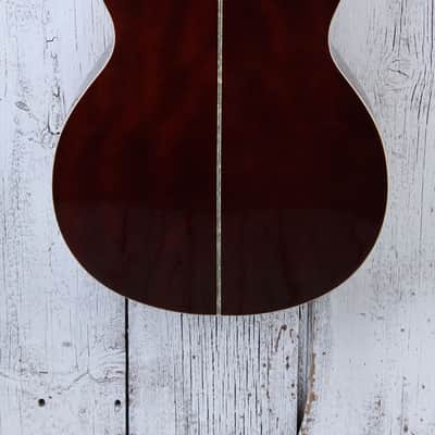 Oscar Schmidt OF2SM Acoustic Guitar Spalted Maple Top Natural High Gloss Finish image 7