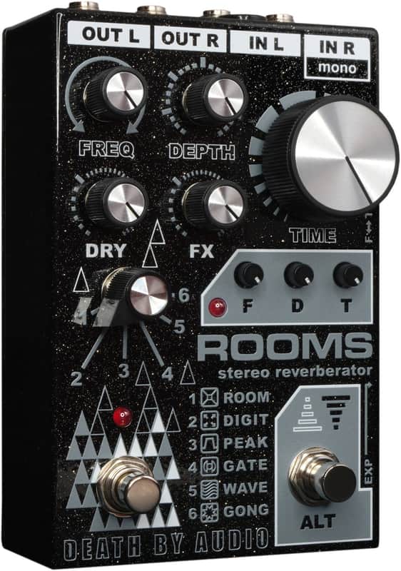 Death By Audio Rooms Stereo Reverb Pedal image 1