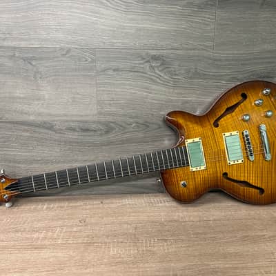 Carvin SH575 Semi-Hollow Electric Synth Access Guitar Piezo w/ Case #2818 image 14