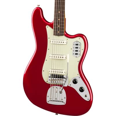 Fender Vintera III Early '60s Bass VI - Rosewood Fingerboard, Candy Apple Red image 1