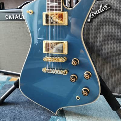 Ibanez IC420-ABM Iceman 2024 - Antique Blue Metallic image 4