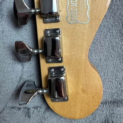 Vintage 1970s MIJ J.D. Lee Copy Jazz Bass Natural Maple Block Inlays Made in Japan image 11