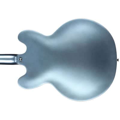 Epiphone Dave Grohl Signature DG-335 Semi-Hollow Guitar w/ USA Gibson Pickups and Hard Case - Pelham Blue image 9