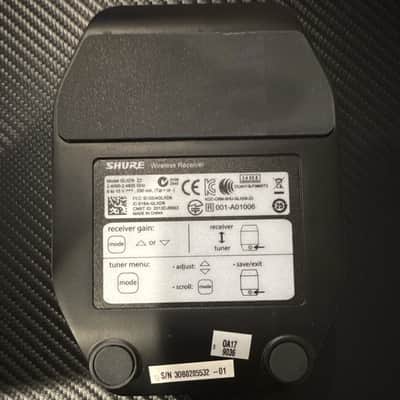 Shure GLXD16 Guitar Wireless System 2010s - Black image 3