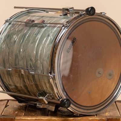 1970s Ludwig 'Club Date' Floor Tom in Sky Blue Pearl - 14x14 image 6