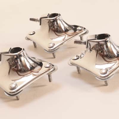 (3) Slingerland Set-O-Matic Tom Mounts, 1960s-70s, NEAR MINT / INSPECTED & TESTED image 6