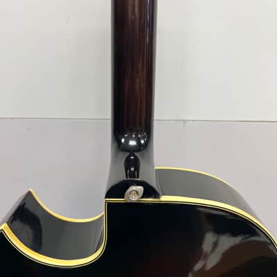 Vintage Ventura Hollow Body Electric Guitar Made in Japan with Case ES-175 Style image 17
