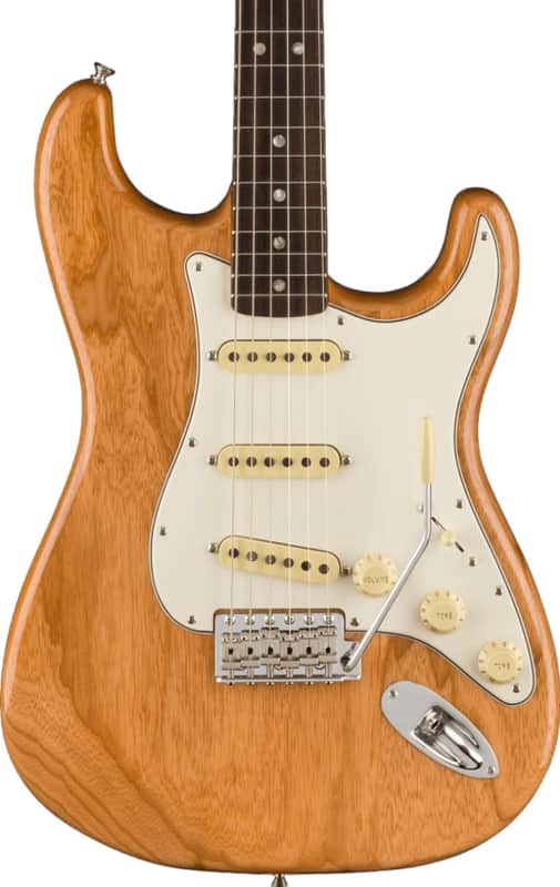 Fender American Vintage II 1973 Stratocaster Electric Guitar Rosewood Fingerboard, Aged Natural image 1
