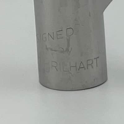 Vintage Arnold Brilhart “Designed by Arnold Brilhart” Metal Soprano Saxophone Mouthpiece w/ Orig. Lig. and Cap image 5