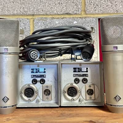 Neumann U67 Large Diaphragm Multipattern Tube Condenser Microphone - Matched pair, consecutive serials image 6
