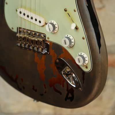 FENDER CUSTOM SHOP Stratocaster Rory Gallagher Signature Heavy Relic - 2024 - 3T Sunburst image 14