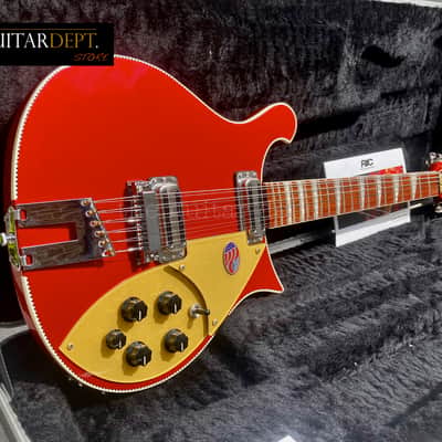 ♚UNDER THE BED♚MEGA RARE!!♚ 2013 RICKENBACKER 660-12 String♚RUBY RED METALLIC !♚7.6K TOASTERS♚360 image 22