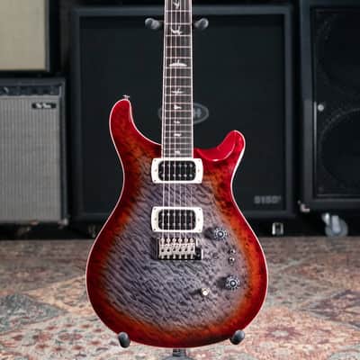 PRS SE Custom 24-08 Electric Guitar - Charcoal Cherry Burst with Gig Bag image 3