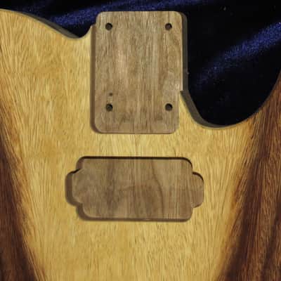 Acacia Koa Top \ Butternut Tele Style Body HH 3lbs 8oz #3678  USA - IMPORT CHARGES INCLUDED image 3