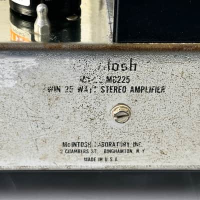 Vintage Mcintosh MC-225 Tube Amplifier image 10