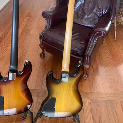 Pearce Instruments Dbass 2001 - Tobacco Burst & Tri Color Burst image 9
