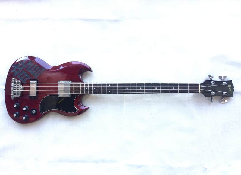 Greco EB-650 Bass 1987 Cherry Red image 1