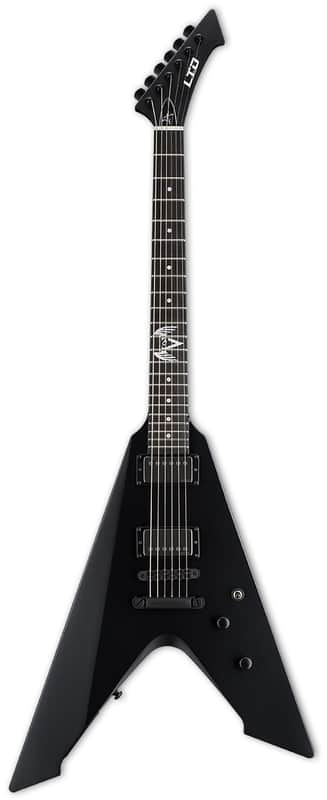 ESP LTD VULTURE Black Satin w/Case (B Stock) image 1