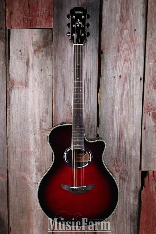Yamaha APX500III Dusk Sun Red Thinline Cutaway Acoustic Electric
