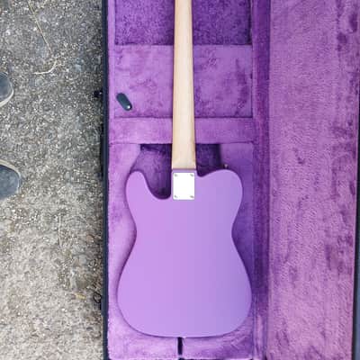 Clip TBS-4 Bass Guitar Short Scale Telebass Lavender Mist image 9