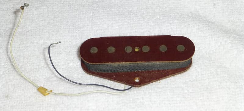 Vintage Mighty Mite 1970s Phenolic Pickup Similar to Eddie Van Halen's Frankenstein Pickup 14.0 K ohms Powerful Tele Hand Made image 1