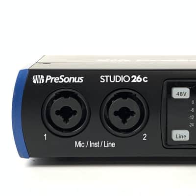 PreSonus Studio 26C 2x4 USB-C Audio / MIDI Interface 2019 - Present - Black image 3