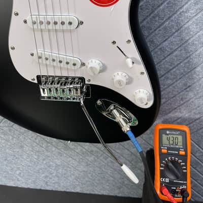 Fender Squier Debut Series "Amazon" Stratocaster Satin Black SkunkWerx In USA Fret Polish and Setup image 17