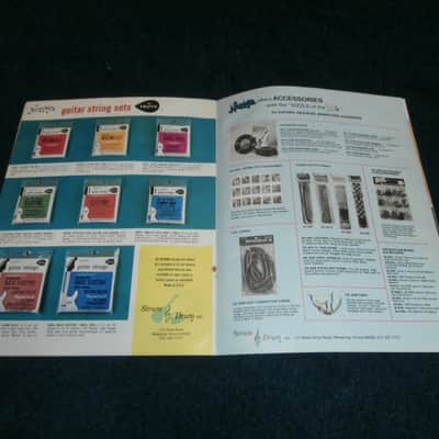 Vintage 1969 Norma Full-Line Catalog! Guitar, Bass, Drum, Accessories! RARE! image 11