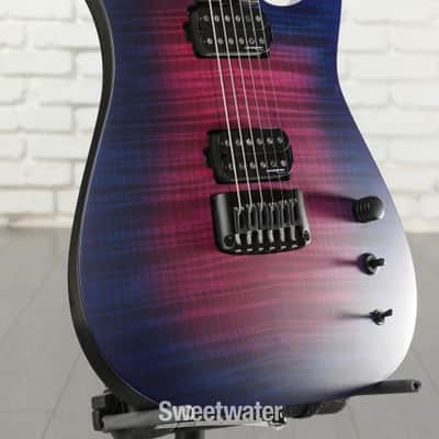 Schecter USA Custom Shop Keith Merrow KM-6 MK-III Pro - Blue Crimson Flame (KM6M3PUSABCFd1) image 6