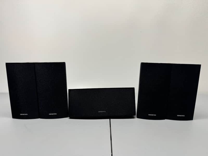 Onkyo SKR391 Surround Sound Speaker System 5 Channels Home Theater HiFi Stereo image 1