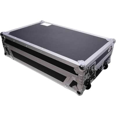 ProX ATA Flight-Style Road Case with Laptop Shelf for DDJ-FLX10 and DDJ-GRV6 Controllers (Black / Silver) image 4