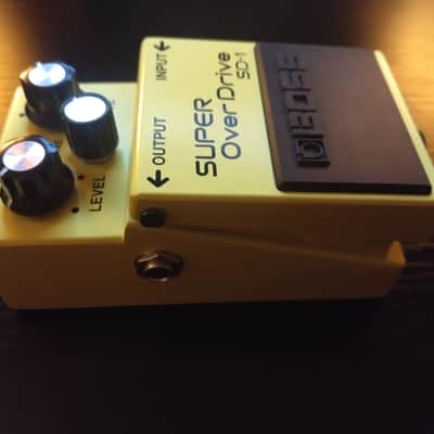Boss SD-1 Super OverDrive (Silver Label) 1997 - Present Yellow image 2